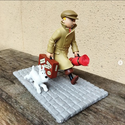 La première collection officielle de figurines Tintin - Festival Bulles en  Champagne